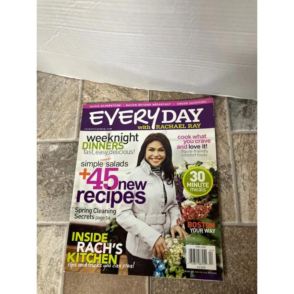 Everyday With Rachael Ray Magazine April 2010 Weeknight Dinners Recipes